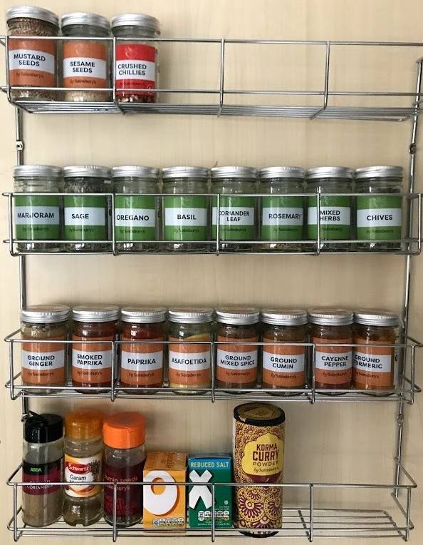 Spice rack for sainsbury's spices hot sale