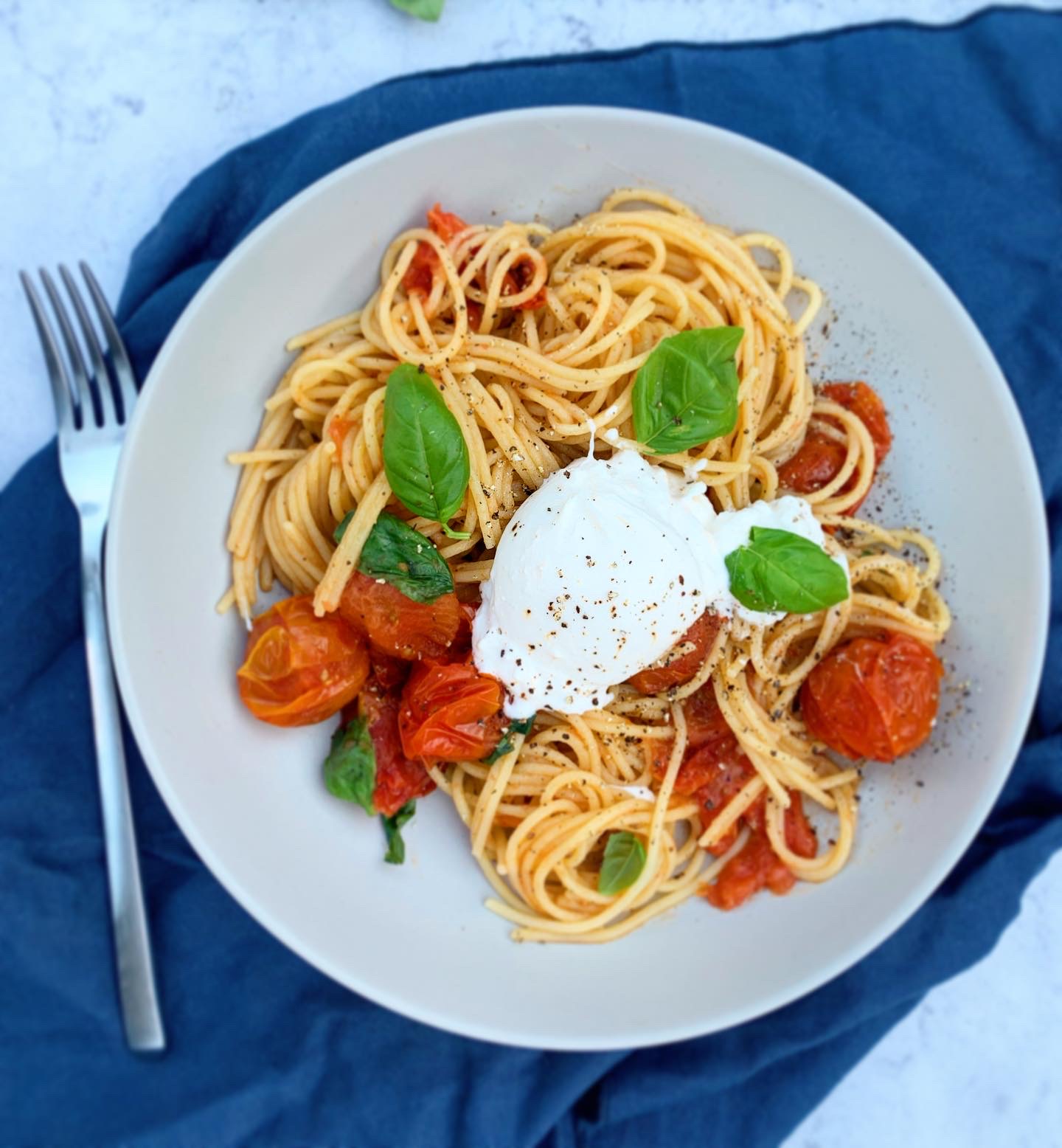 Italian Caprese Spaghetti - Low Fodmap Inspiration